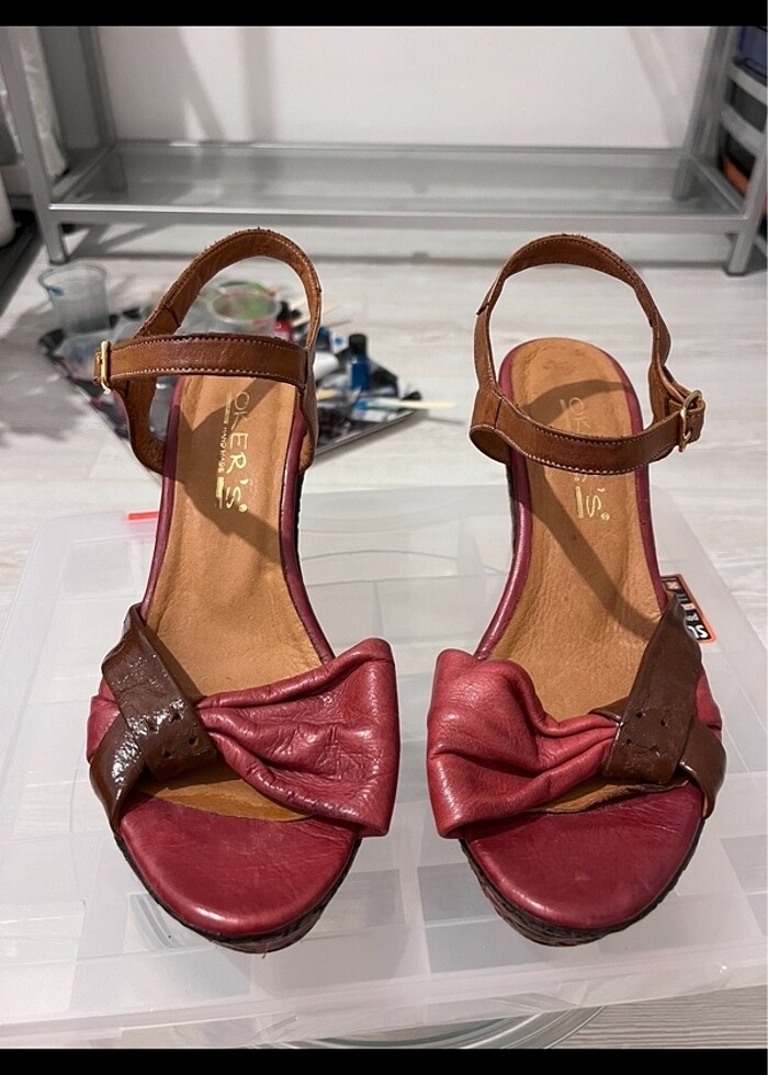 Hakiki deri Bodrum sandaleti - Görsel 2