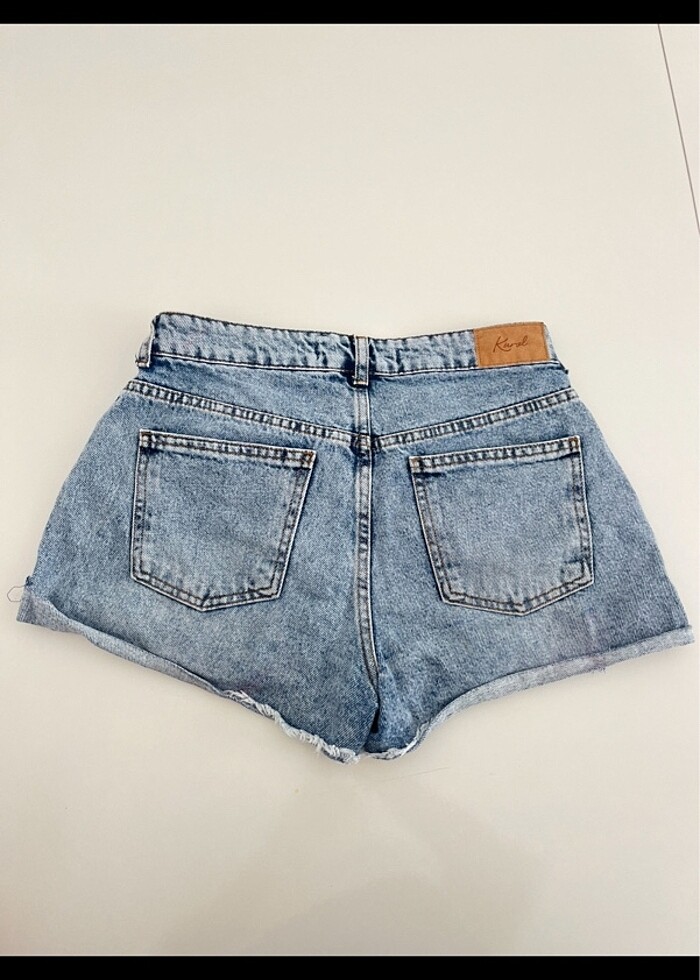 Karol jean şort - Görsel 2
