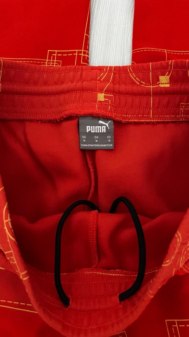 Erkek Kırmızı Baskılı Eşofman Altı - Görsel 3