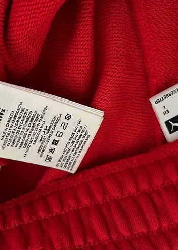 Kızlar için kırmızı Puma eşofman altı - Görsel 3