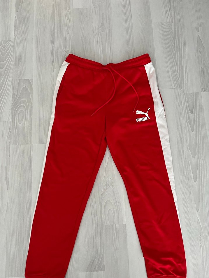 Kızlar için kırmızı Puma eşofman altı - Görsel 4