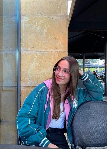 m Beden yeşil Renk Bershka ceket