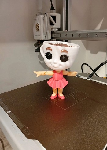  Ballerina Cappucina Figür