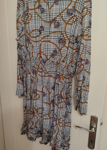 Zara Zincir Detaylı Uzun Bohem Kadın Tunik