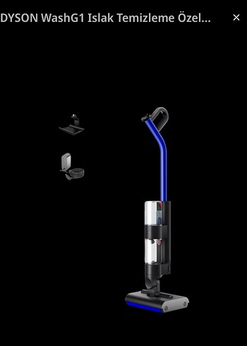 Dyson Dyson WashG1 Islak Zemin Temizleyici Parlak Mavi