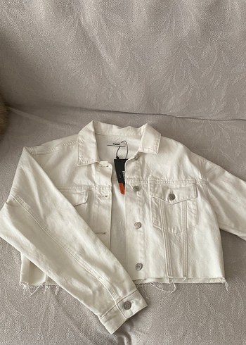 Beyaz Mini Denim Ceket MAVİ MARKA - Görsel 2