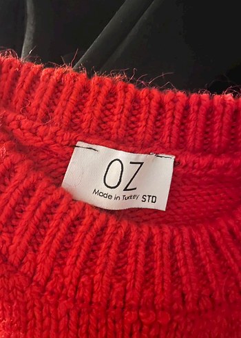 Kadın Parlak Kırmızı kazak ÖZSARIÇAMDAN ALINDI KULLANILMADI - Görsel 2