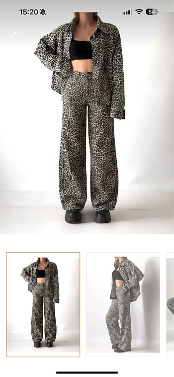 leopar jean takımı
