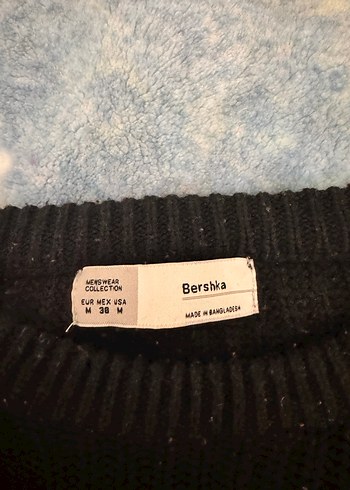 Kadın Gri Çizgili Triko Kazak - Görsel 2