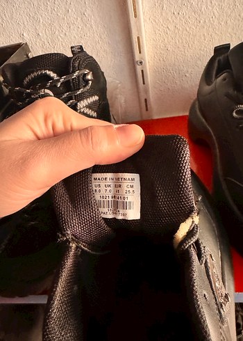 Siyah Prada Platform Kadın Spor Ayakkabı - Görsel 3