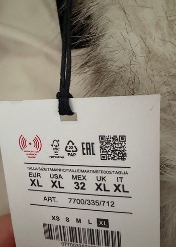 Gri Midi Boy Kürklü sıfır ürün - Görsel 5