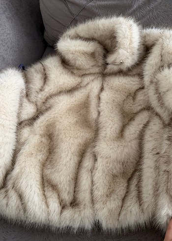 Gri Midi Boy Kürklü sıfır ürün - Görsel 2