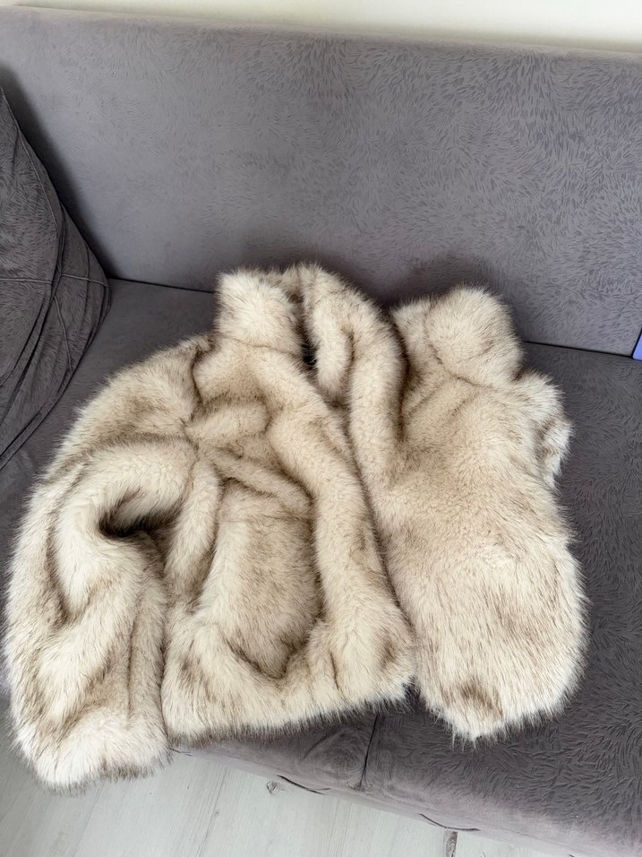 Gri Midi Boy Kürklü sıfır ürün - Görsel 3