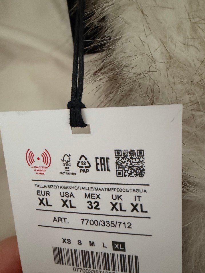 Gri Midi Boy Kürklü sıfır ürün - Görsel 5