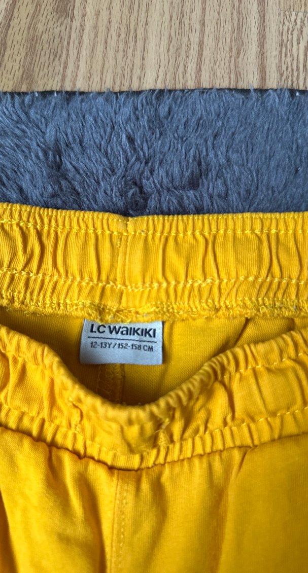 Sarı Loose Fit Pamuk Erkek Şort - Görsel 2