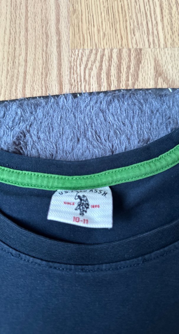 U.S. Polo Assn. Erkek Koyu Mavi Baskılı Tişört - Görsel 2