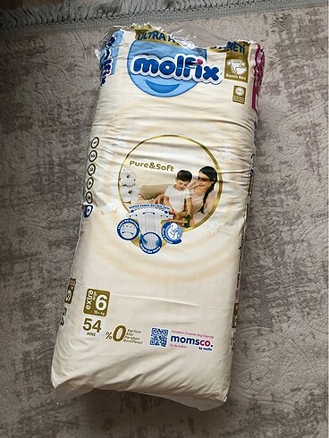 Molfıx pure & soft 6 numara bebek bezi