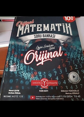 ORİJİNAL SORU BANKASI 10.SİNİF TEMİZ SADECE 2 TEST FALAN ÇÖZDÜM 