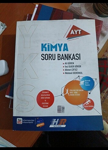 HIZ VE RENK AYT KİMYA SORU BANKASI TEMMUZ Z KİTAP SADECE İLK BİR