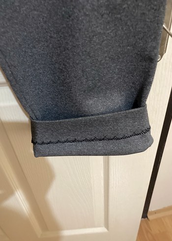 Gri Kadın Örme Pantolon - Görsel 5