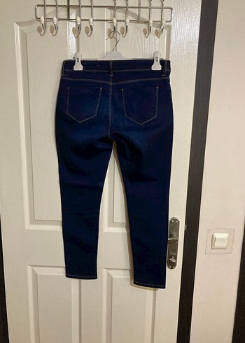 Kadın Lacivert Düzenli Kesim Kot Pantolon - Görsel 2