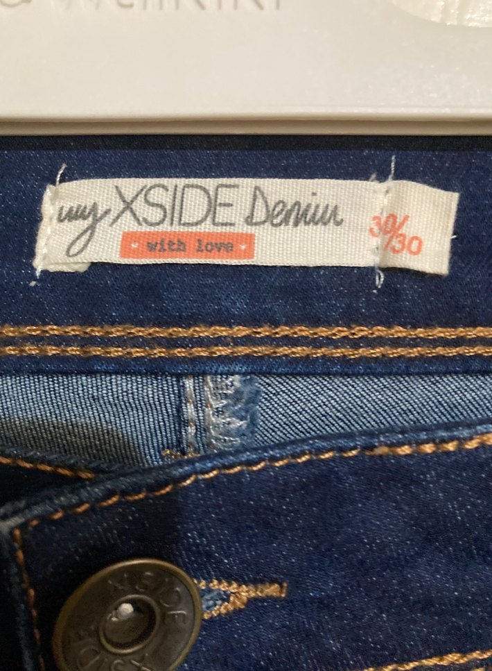 Kadın Lacivert Düzenli Kesim Kot Pantolon - Görsel 3