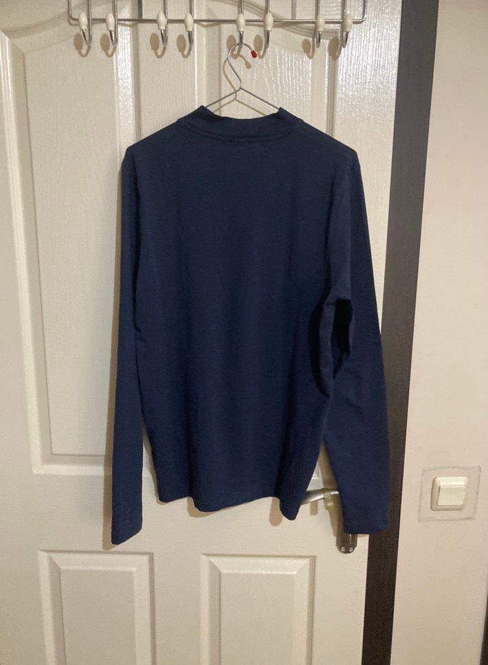 Kadın Lacivert Yarım Balıkçı Penye - Görsel 2