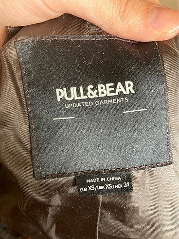 xs Beden çeşitli Renk Pull & Bear İnce Mont