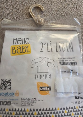 HelloBaby Hello Baby Premature 2li Modal Bebek Zibini