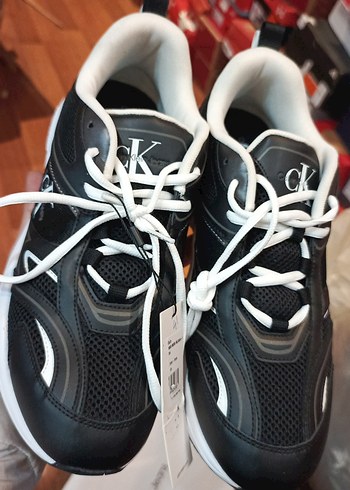 Calvin Klein Ck Siyah Beyaz Sehir Sneaker