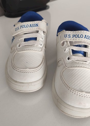 23 Beden U.S. Polo Assn. Erkek Çocuk Beyaz Sneaker