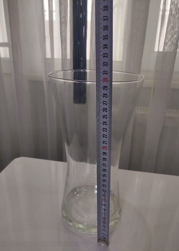 Şeffaf Cam Vazo - Görsel 2