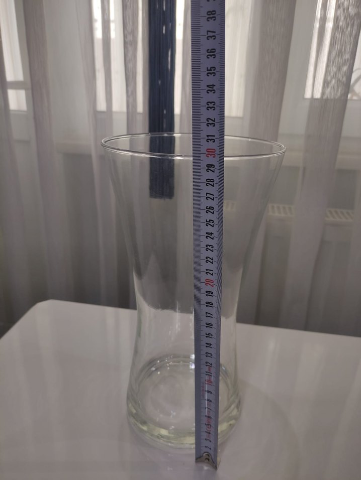 Şeffaf Cam Vazo - Görsel 2