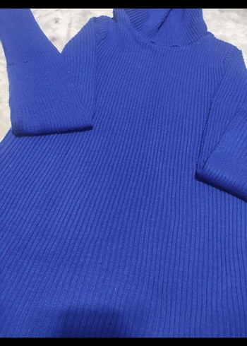 Kadın Boğazlı Triko Kazak - Görsel 4