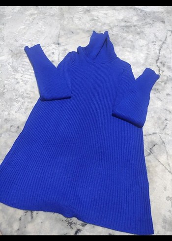 Kadın Boğazlı Triko Kazak - Görsel 3