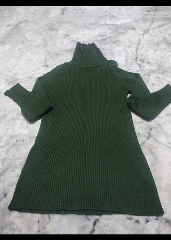 Kadın Boğazlı Triko Kazak - Görsel 7