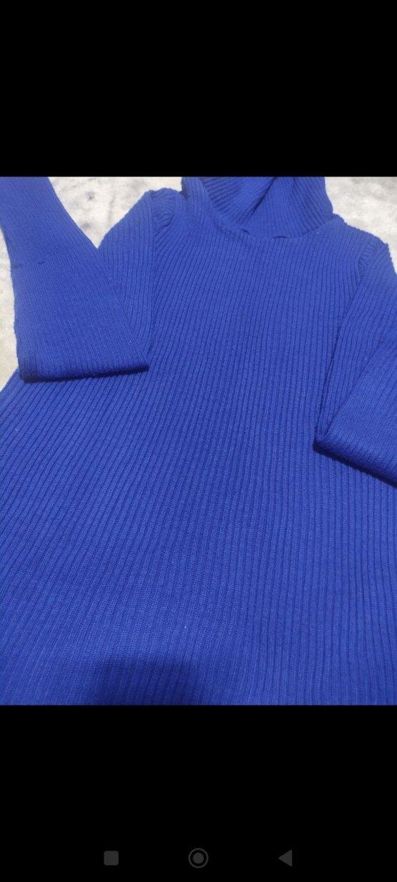 Kadın Boğazlı Triko Kazak - Görsel 4