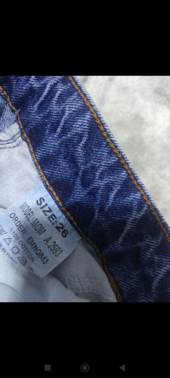 Kadın Mavi Regular Fit Midi Kot Pantolon - Görsel 5