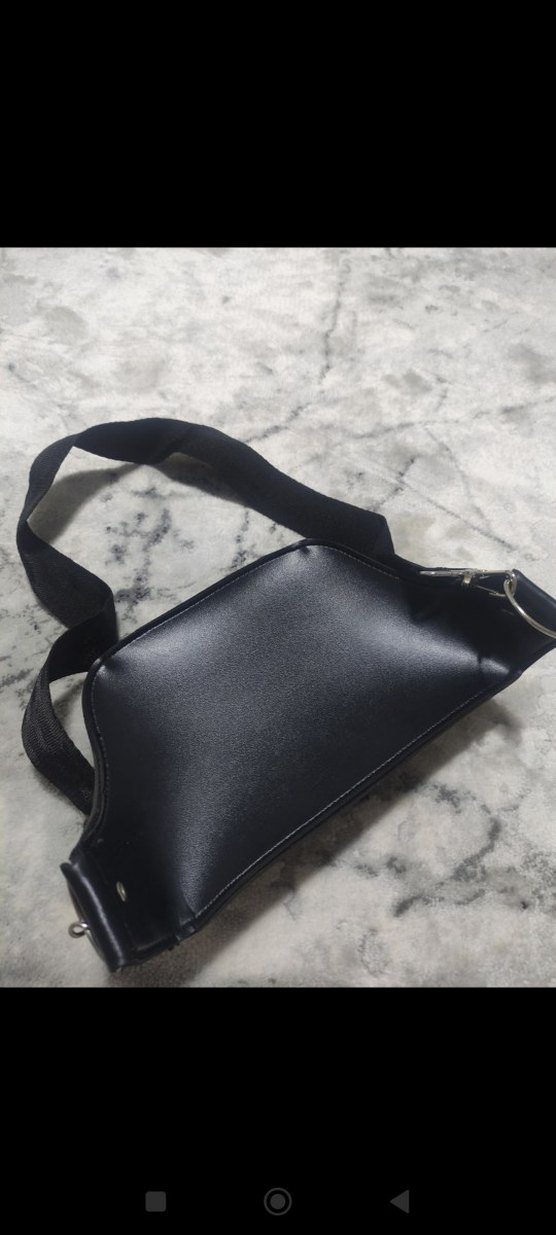 Siyah Yaprak Kol Çantası - Görsel 3