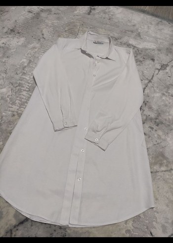 Kadın Beyaz Uzun Kollu Gömlek - Görsel 2