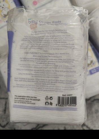 Bebek Pamuk Pedleri 60'lı Paket - Görsel 3