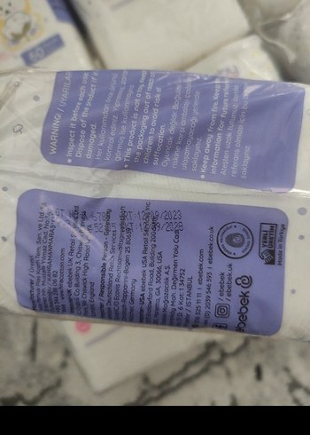 Bebek Pamuk Pedleri 60'lı Paket - Görsel 4