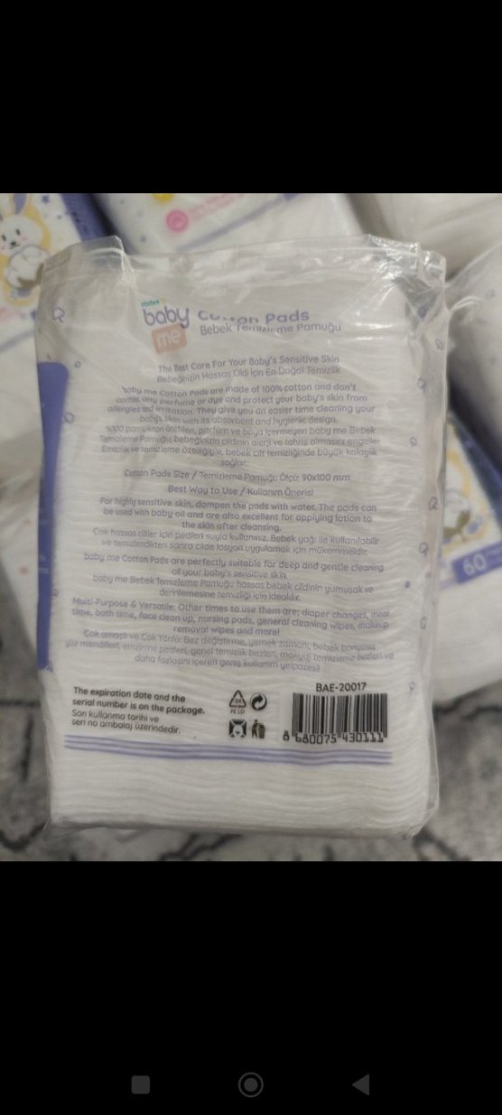 Bebek Pamuk Pedleri 60'lı Paket - Görsel 3