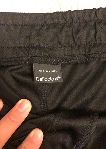 L Siyah Defacto Şort - Görsel 3