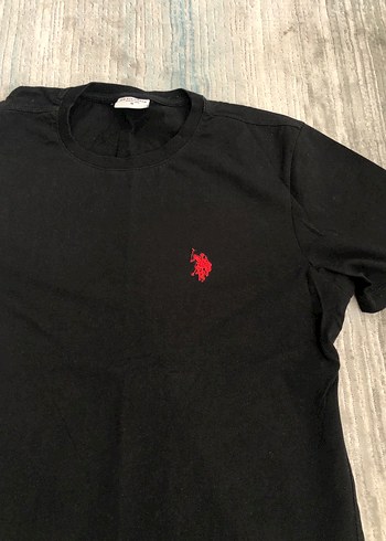 M Siyah U.S Polo Tişört - Görsel 2