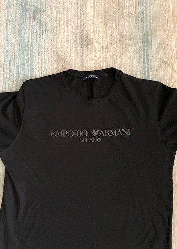XL Siyah Emporio Armani Tişört - Görsel 2