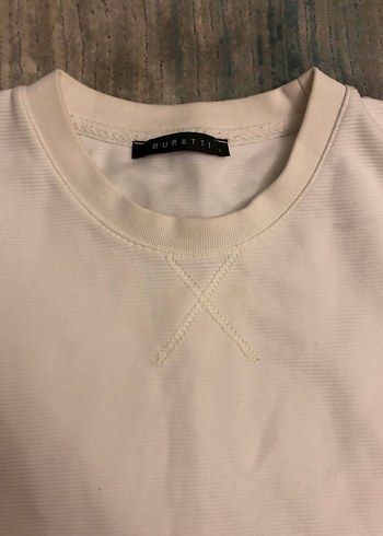 L Beyaz Bugatti Sweatshirt - Görsel 2