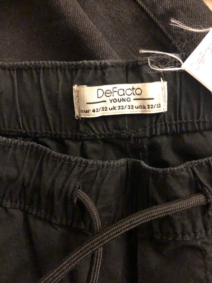 M Siyah Defacto Pantolon - Görsel 4