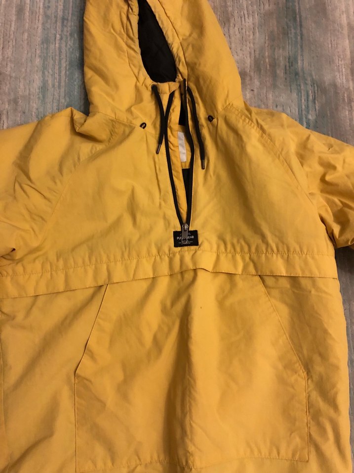 L Sarı Pull Bear Kaban - Görsel 2