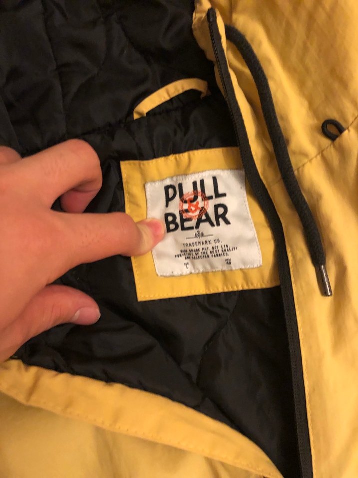 L Sarı Pull Bear Kaban - Görsel 3